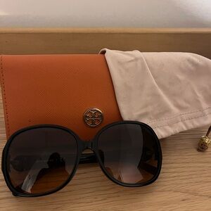 Tory Burch Sunglasses with Matching Orange Case
